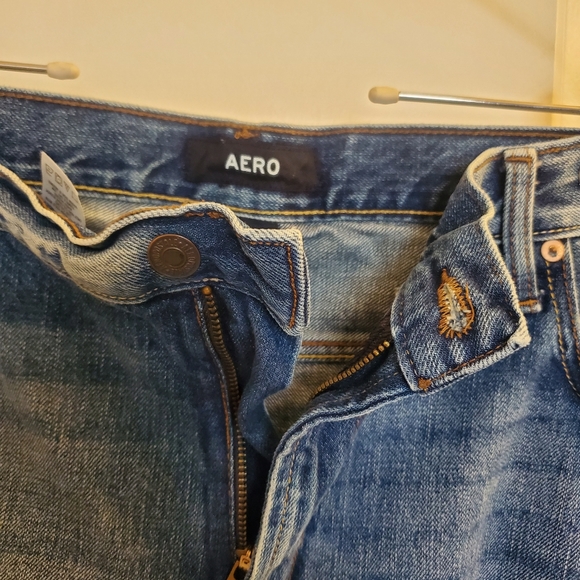 Aero Men's Jean Shorts -Sz 40 - Loose Cut-off - Picture 4 of 6